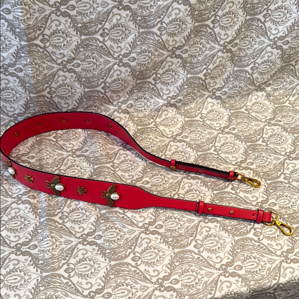 Stylish Red Shoulder or Crossbody Strap